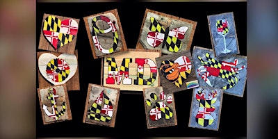 MD Flag Theme Paint: Glen Burnie, The Beach Bar with Artist Katie Detrich! primary image