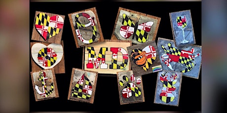 MD Flag Theme Paint: Glen Burnie, The Beach Bar with Artist Katie Detrich!