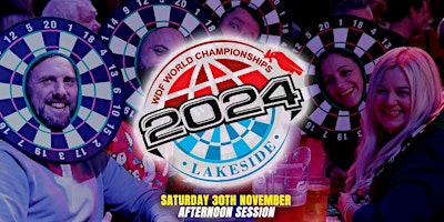 Immagine principale di WDF 2024 Lakeside World Championships  -Saturday 30th November - AFTERNOON 