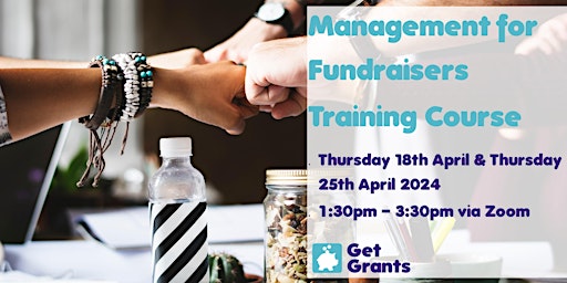 Primaire afbeelding van Management for Fundraisers Training Course