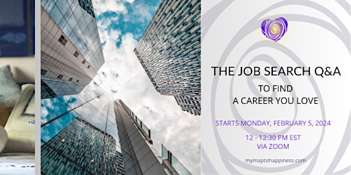 Imagem principal de THE JOB SEARCH Q&A - MONTHLY SESSIONS