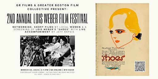 Immagine principale di 2nd Annual Lois Weber Film Fest - A Celebration of Women In History 