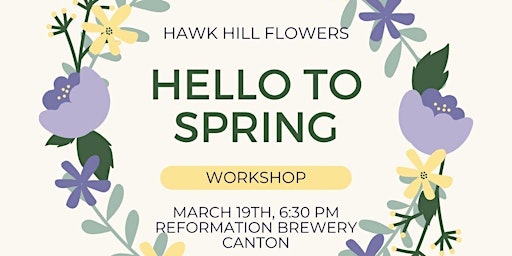 Image principale de Hello to Spring Floral Workshop