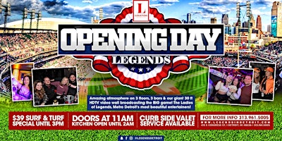 Opening Day Bash at Michigan's premier venue! primary image