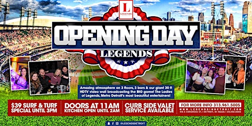 Opening Day Bash at Michigan's premier venue! primary image