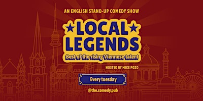 English Stand Up Comedy Showcase “Local Legends” @The.Comedy.Pub