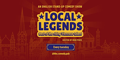 English Stand Up Comedy Showcase "Local Legends" @The.Comedy.Pub