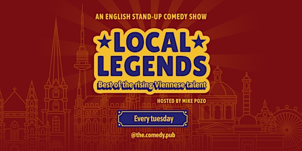 English Stand Up Comedy Showcase "Local Legends" @The.Comedy.Pub