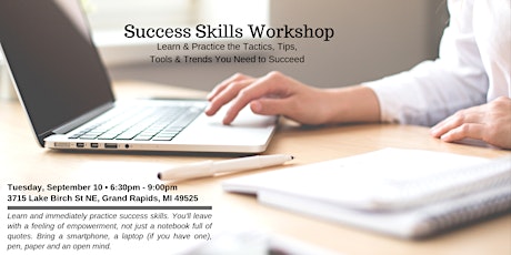 Success Skills Workshop: September 10 primary image