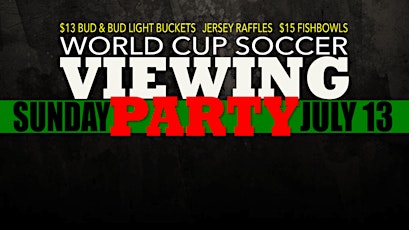 FIFA WORLD CUP SOCCER VIEWING PARTY primary image