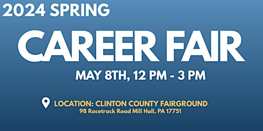 Imagem principal do evento Clinton County Spring Career Fair