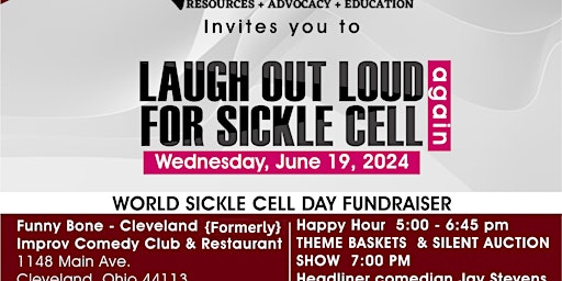 Imagem principal do evento MCS~FUND LAUGH OUT LOUD again FOR SICKLE CELL 2024