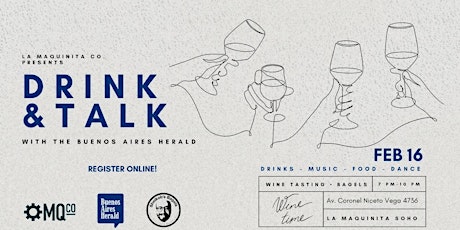 Imagen principal de La Maquinita presents: Drink & Talk by Buenos Aires Herald