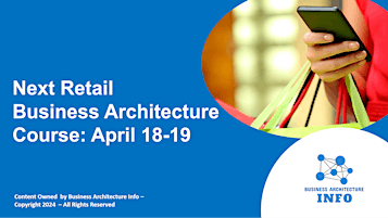2-Day Course: Retail Business Architecture Training primary image