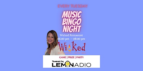 Wicked Music Bingo primary image