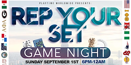 Playtime Worldwide Presents: Rep Your Set Game Night Vol. 2 primary image