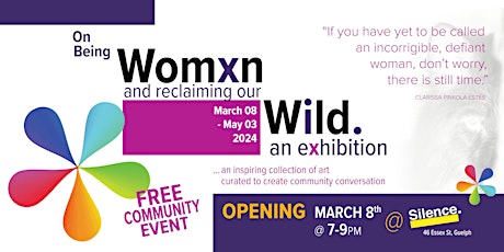 Guelph International Womxn's Day Event - Reclaiming Your Wild primary image