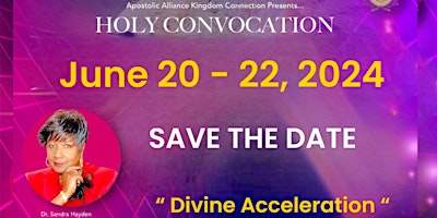 Apostolic Alliance Holy Convocation -Baltimore, Maryland  primärbild