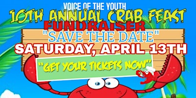 Primaire afbeelding van VOY 10th Annual Crab Feast Fundraiser