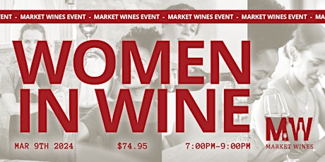 Women in Wine primary image