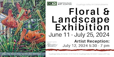 Artist Reception: Floral & Landscape Exhibition primary image