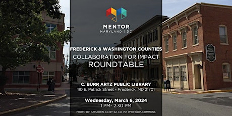 Primaire afbeelding van COLLABORATION FOR IMPACT ROUNDTABLE - Fredrick/ Washington