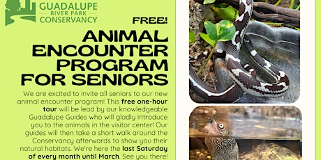 Animal Encounter Program for Seniors