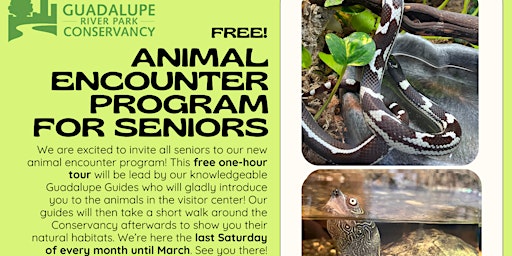 Primaire afbeelding van Animal Encounter Program for Seniors