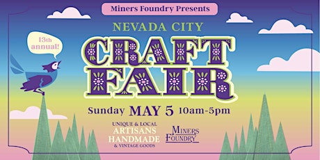 Nevada City Spring Craft Fair