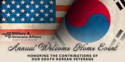 Primaire afbeelding van Annual Welcome Home Event - Honoring South Korean Vietnam Veterans