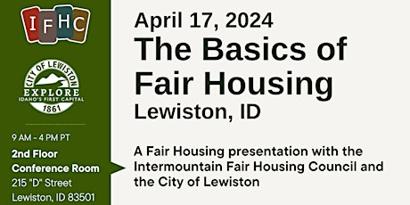 Fair Housing Basics and Hot Topics - Lewiston, Idaho