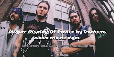 Imagen principal de Vulgar Display Of Power by Pantera album tribute night