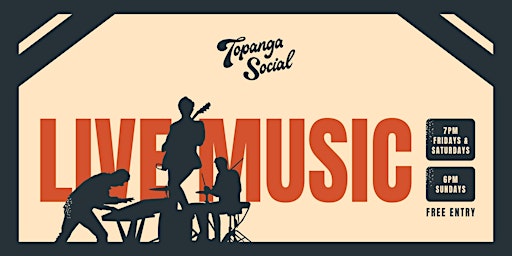 Primaire afbeelding van Live Music at Topanga Social