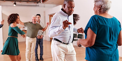 Imagem principal do evento Free Dance Class for Seniors: Beginner's Line Dancing