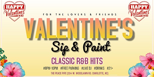 Valentines Day: Paint & Sip (R&B Edition) primary image