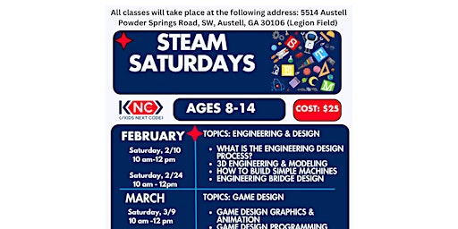 STEAM Saturdays  primärbild