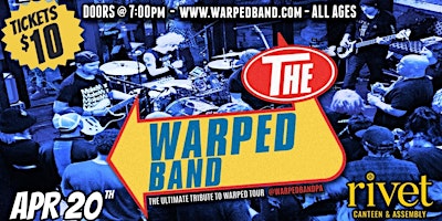 Image principale de The Warped Band - LIVE at Rivet!