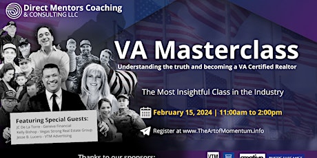 The VA Masterclass for Agents a 3 Hour CE primary image