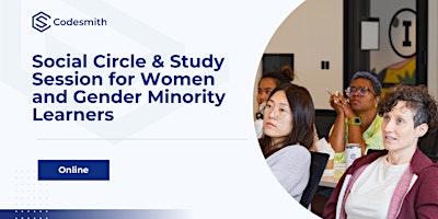 Social Circle & Study Session for Women and Gender Minority Learners primary image