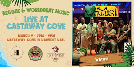 Imagen principal de Watusi | Reggae & Worldbeat Music LIVE at Castaway Cove!