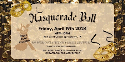 Imagem principal do evento Liberty Masquerade Ball 2024