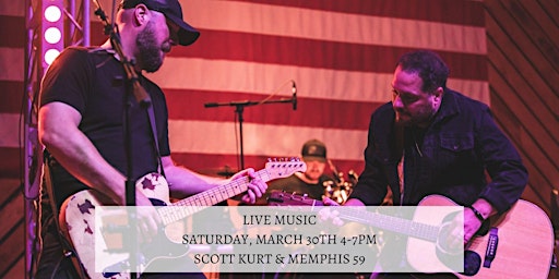 Hauptbild für Live Music by Scott Kurt & Memphis 59 at Lost Barrel Brewing