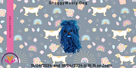 A shaggy Dog made from wool - Mae ci shaggy gwneud o wlân