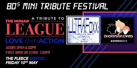 80s Mini Tribute Fest: Tributes to Human League / Ultravox / Thompson Twins