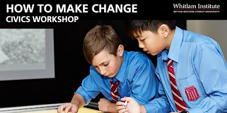 How to Make Change - Civics Workshop primary image