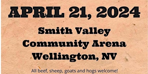 Imagem principal do evento Smith Valley FFA Jackpot Livestock Show