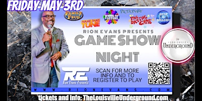 TV GAME SHOW NIGHT w/ RION EVANS primary image