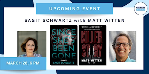 Hauptbild für Author event! Sagit Schwartz with Matt Witten