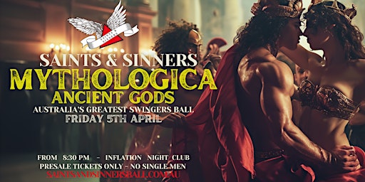 Imagem principal do evento Saints & Sinners Erotic Ball  Mythologica