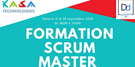 Image principale de Formation Scrum Master les samedis 21 & 28 septembre à Paris